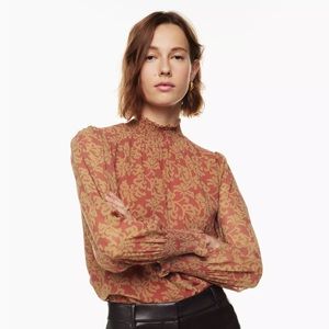 Aritzia Wilfred Valencia Blouse in Size Small